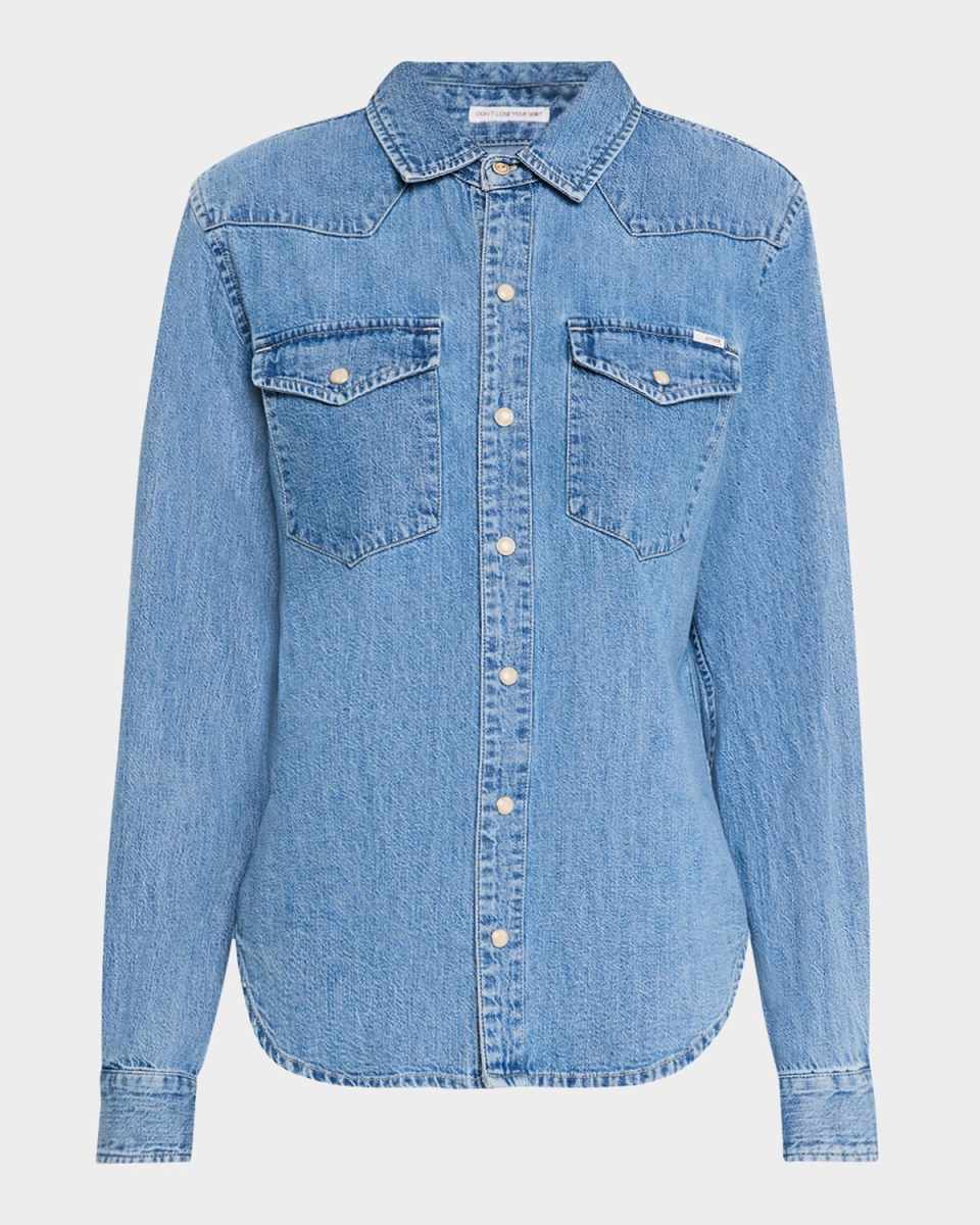 All My Exes Denim Button Down Shirt